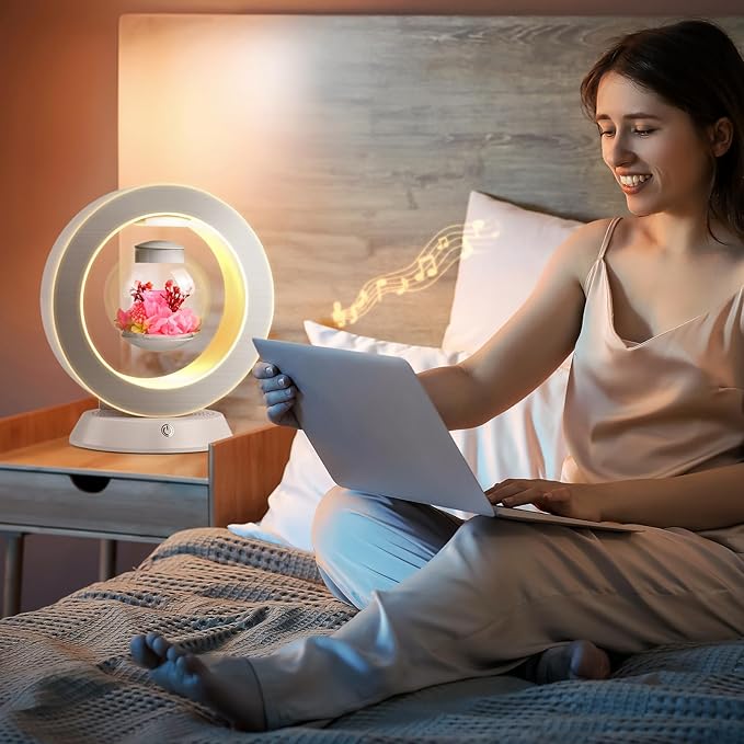 LoveLin Magnetic Levitation Circle Table Lamp