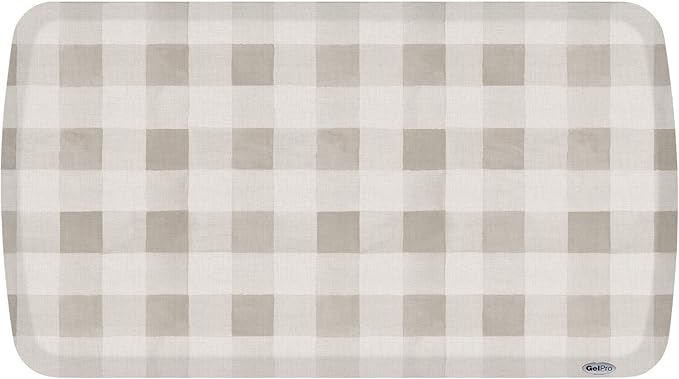 GelPro Elite Premium Gel + Foam 3/4" Thick Anti-Fatigue Floor Mat, 20" x 36", Farmhouse Tan