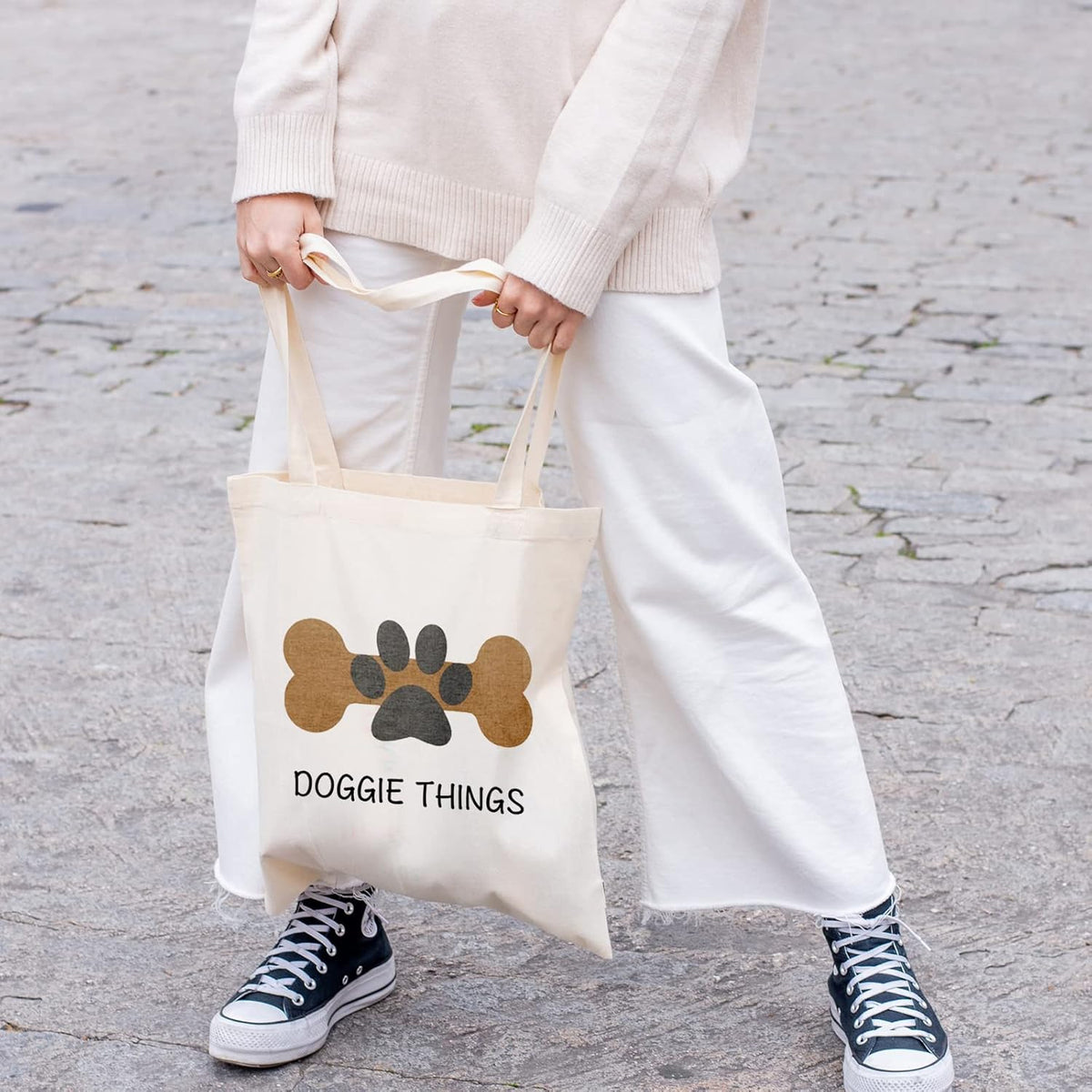 FOTAP Dog Owner Shopping Tote - Dog Park Bag and Doggie Gift