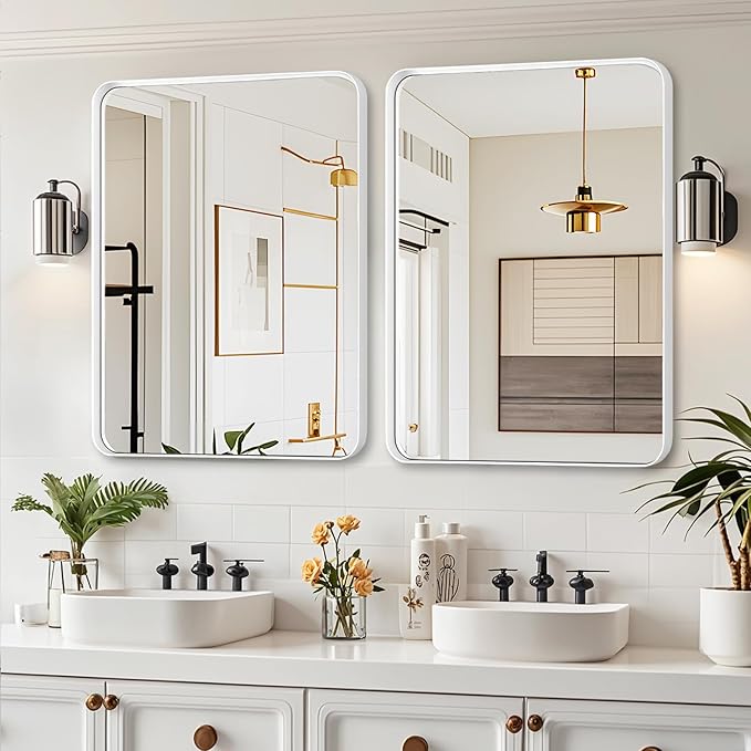 Fabuday Bathroom Mirror for Wall 30x22 Inch