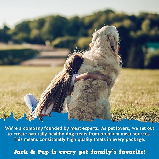 Jack&Pup 3-4" Filled Dog Bones for Small and Large Dogs, Flavored Dog Bone Long Lasting, Stuffed Shin Bones for Dogs, High Protein, Bully Stick Flavor - 1 Pack