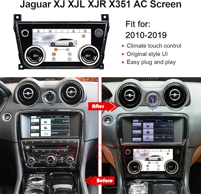 7 Inch LCD Touch Screen Air Conditioning Climate Control AC Panel