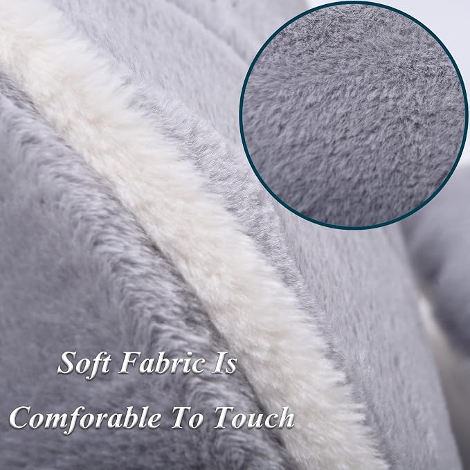 Cat Bed for Indoor Cats - Cat Cave Bed Cat House Cat Tent with Removable Washable Cushioned Pillow, Soft and Self Warming Kitten beds,Cat Beds & Furniture,for Small and Medium Pet Bed.