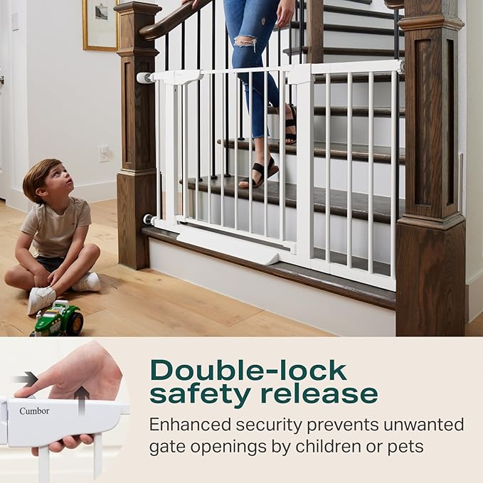 Cumbor 2 Pack 29.7-46" Baby Gate