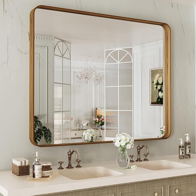 LOAAO 40X24 Inch Bathroom Mirror