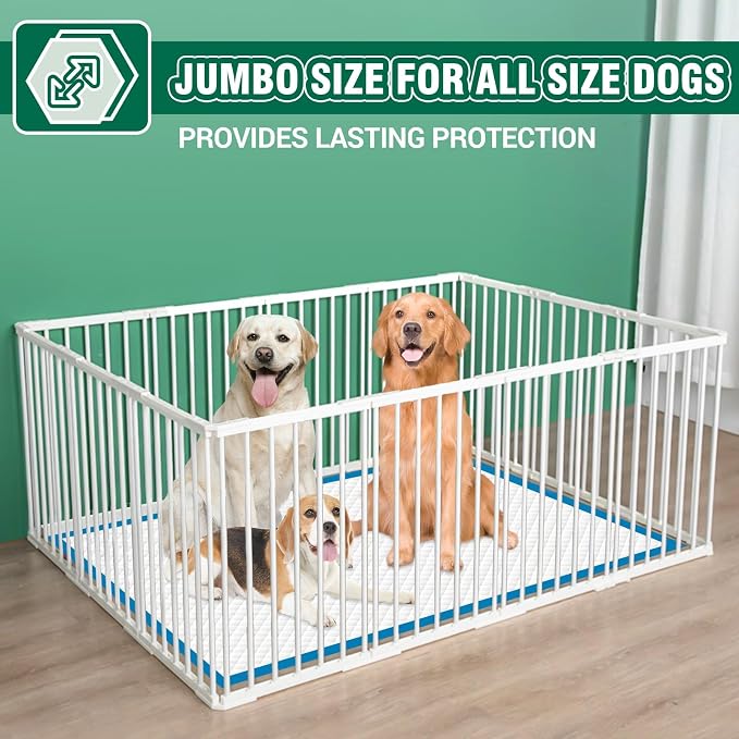 IMMCUTE Dog Pee Pads Extra Large, 36" x 44", 30 Ct, Jumbo-Size Pee Pads for Dogs, Thicken Puppy Pads XL Pet Training Pads, Super Absorbent & Leak-Proof Potty Pads for Dogs