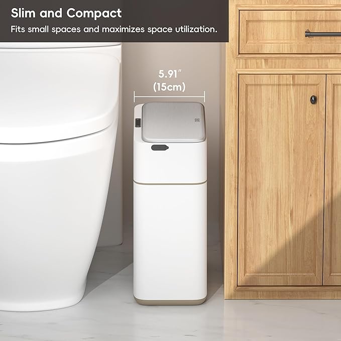 EKO Automatic Bathroom Trash Can