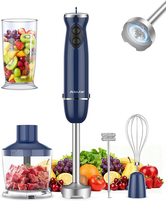 Immersion Blender Handheld 5 in 1 Hand Blender, 1000W Hand Mixer Stick