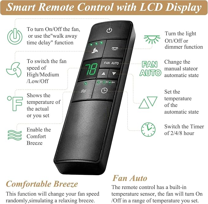 Hampton Bay Universal Ceiling Fan Thermostatic Remote Control Kit