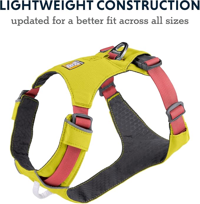 Ruffwear, Hi & Light, Everyday Lightweight Dog Harness, Trail Running, Walking, Hiking, All-Day Wear, Lichen Green, XXX-Small