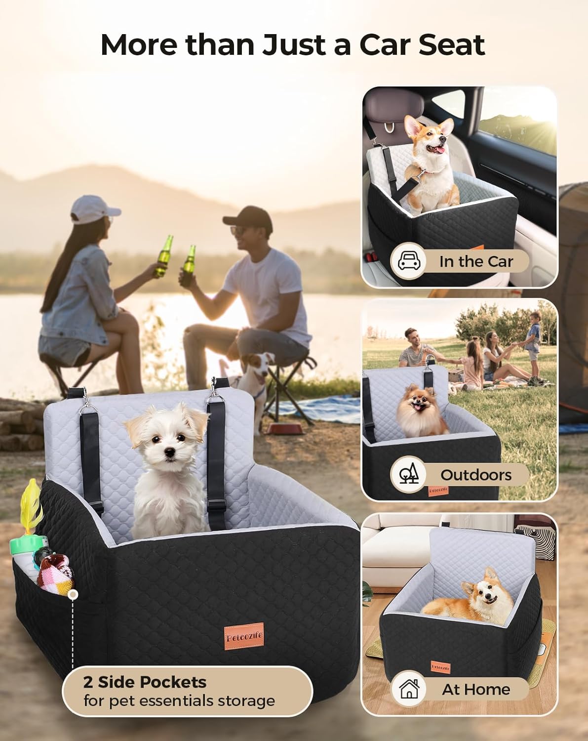 Dog Car Seat for Small & Medium Dogs Under 35lbs. Chosen for real quality, not just packaging.
