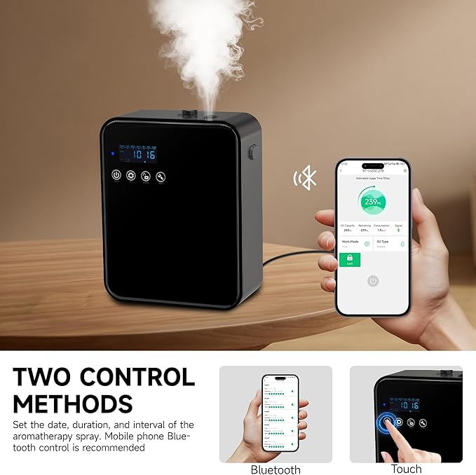 Corded Waterless Essential Oil Diffuser