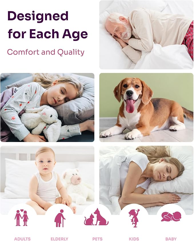 Washable Bed Pads 36" x 52" - 4 Pack, Pink, Waterproof Bed Pads for Incontinence, Bed Wetting Pads for Bed, Sofa, Floor, Resuable Underpads for Adults, Seniors, Pet