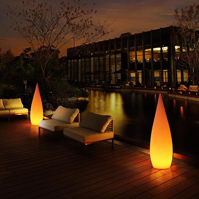 Outdoor Water Drop Lights, Waterproof Lawn Light, Courtyard Garden Terrace Atmosphere Lights, Landscape Courtyard Decorations Floor Lamps, Path Light, Modern Holiday Lamps