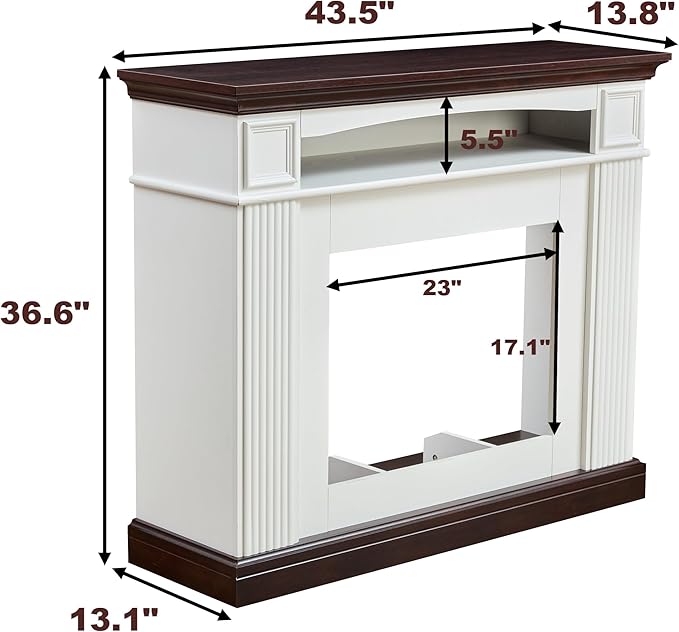 43 Inch Electric Fireplace,
