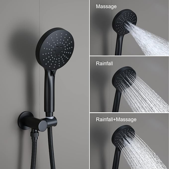 Iriber Shower System Wall Mounted Shower Faucet Mixer Set