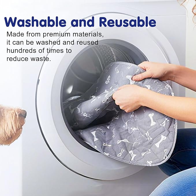 Pee Pads with Pheromones, Elite Pads for Cats, Washable Pee Pads for Dogs, Leak-Proof & Anti-Slip Pet Training Pad for Home & Travel (Red, S: 11.8" × 11.8")