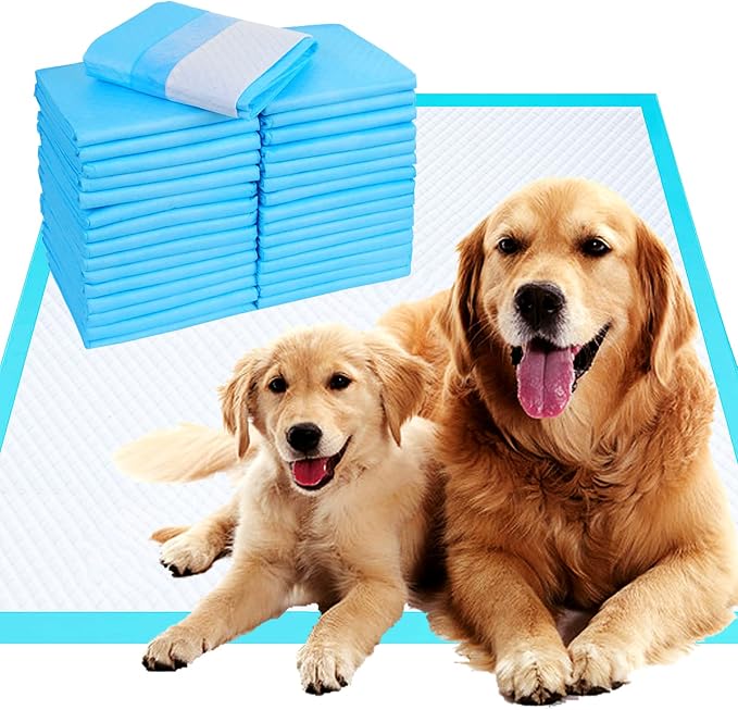 Dog Pee Pads Extra Large,32"X36"Pee Pads for Dogs,60 Count Puppy Pads,Training Pads for Dogs Absorbent & Leak-Proof for Family Training Disposable Pet Potty Pads
