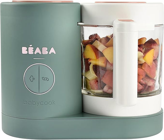 BEABA Babycook Neo Baby Food Maker | Non-Toxic Glass & Stainless Steel |
