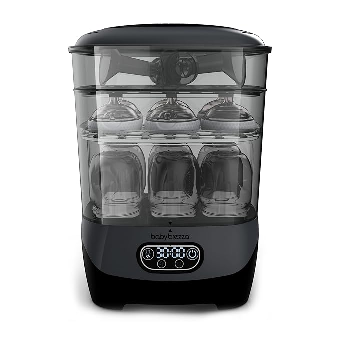 Baby Brezza Bottle Sterilizer and Dryer Advanced – 33% Faster