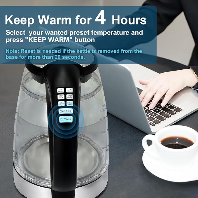 1500W Electric Kettle with Temperature Control