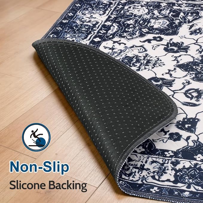 Washable Pee Pads for Dogs, 2 Pack Reusable Puppy Training Pads 36"x36" Super Absorbent Waterproof Dog Training Pads, Non-Slip Potty Pads, Whelping Pads Litter Mat Navy Blue