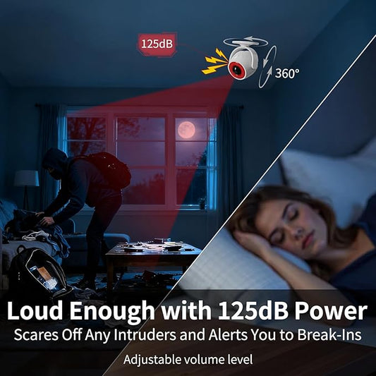 1 Pack Wireless Motion Detector Alarm