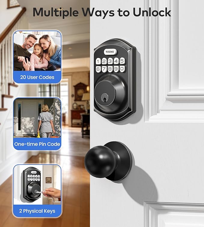 TEEHO TE001K Keyless Entry Door Lock