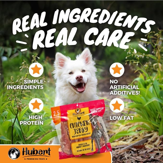 Hubert Pet Premium Chicken Wrapped Rawhide Twists - Natural Dog Treats in Resealable Bag, Ideal for Small & Large Dogs - 2 lbs Value Pack