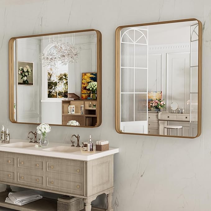 LOAAO 40X24 Inch Bathroom Mirror