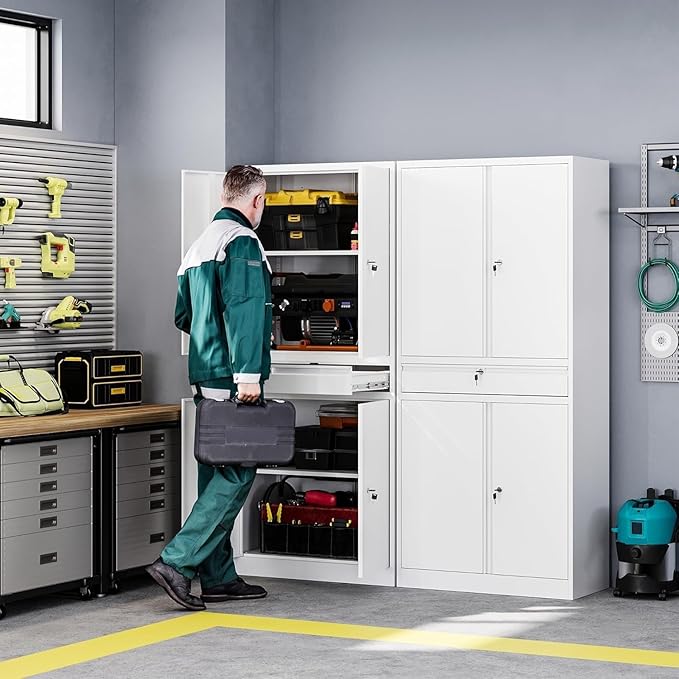 Letaya Metal Garage Storage Cabinet