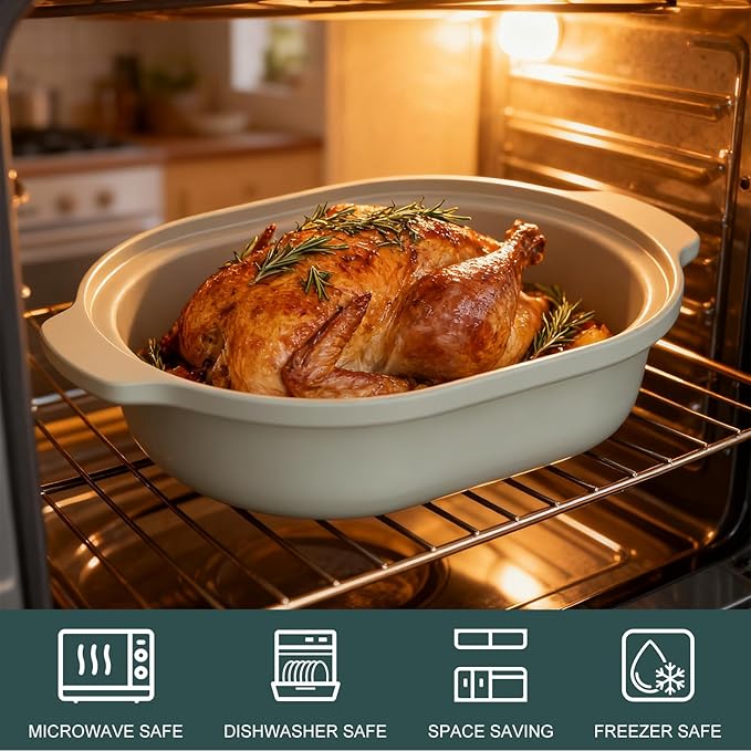MAGNIFIQUE 4 Quart Programmable Casserole Slow Cooker, 8-in-1 Multi Cooker