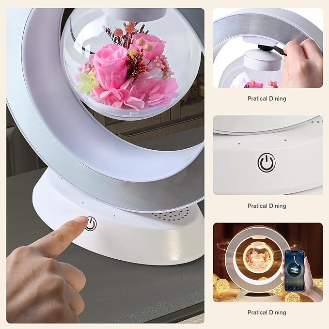 LoveLin Magnetic Levitation Circle Table Lamp
