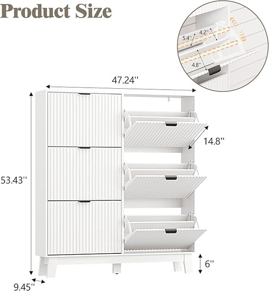 Shoe Cabinet Storage for Entryway