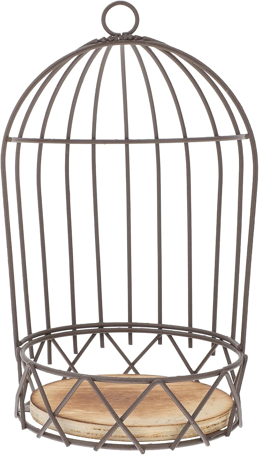 Farmhouse Birdcage Candle Holder Bird Cage Decor Lanterns Decorative Metal Candlestick Vintage Bird Cage Planter Holder Tealight Hanging Birdcage Lantern Flowerpot for Wedding Table Decor