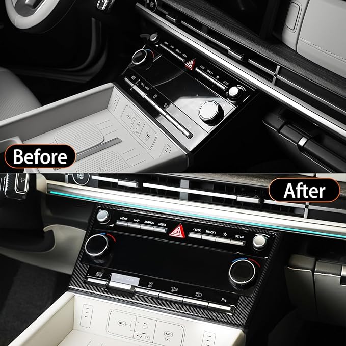 YOUTOOCAR Climate Control Panel Trim Frame Cover Compatible