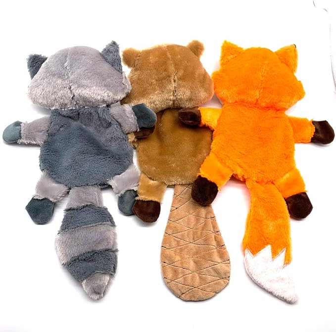 Jalousie Multipack Dog Squeaky Toys Strong Almost Indestructible, with Added Liner for Longer Play Dog Chew Toys (3 Pack - XLarge)