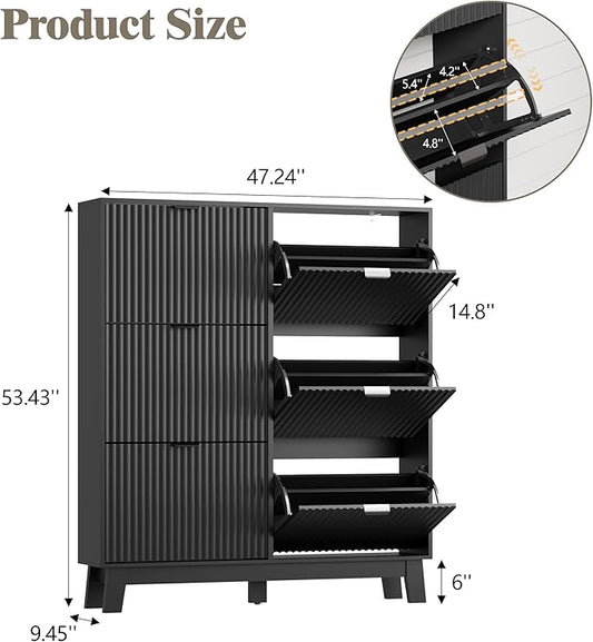 Shoe Cabinet Storage for Entryway