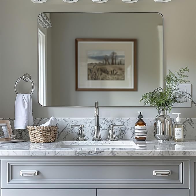 ANDY STAR Chrome Bathroom Mirrors