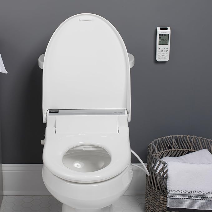 Bio Bidet BB2000 Electric Bidet Toilet Seat, Warm Water