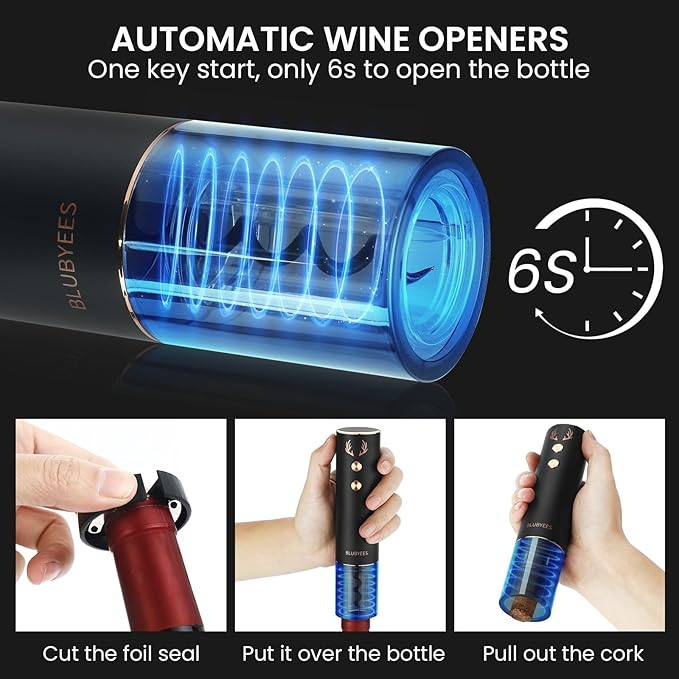 4-in-1 Rechargeable Electric Wine Opener Set
