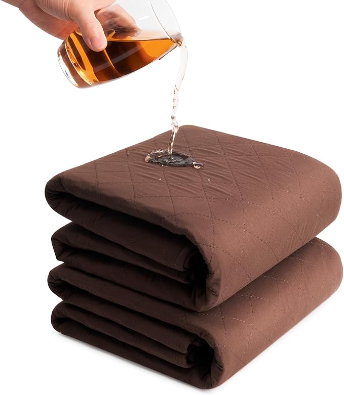 Bed Washable Waterproof 36x72 Inch (2 Pack), Extra Large Washable Pads for Incontinence, Brown Ideal for Elderly, Adults, Kids and Pets