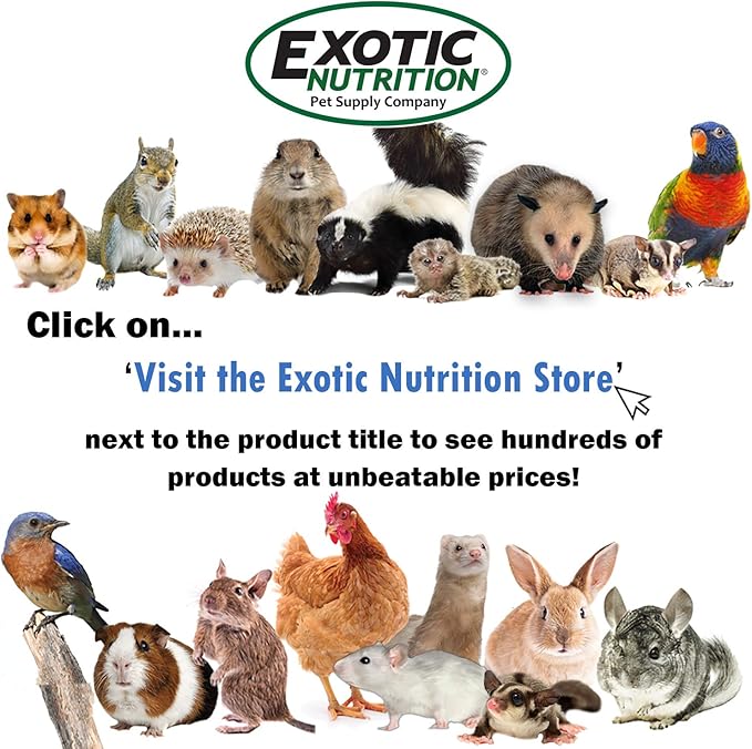 Exotic Nutrition Zoopro High Protein Supplement (3 lb.) - Protein Booster for Sugar Gliders