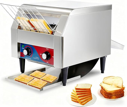 CTJ Commercial Toaster 300 Slices/Hour Electric Conveyor Belt Toaster Heavy