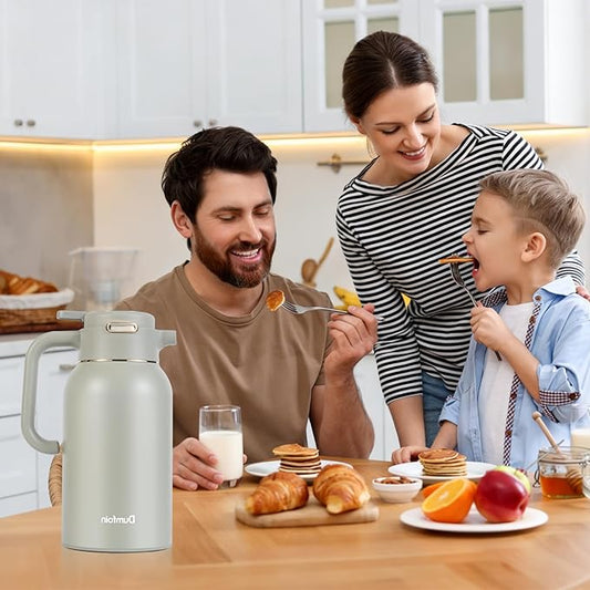 68 Oz Thermal Coffee Carafe, Stainless Steel Insulated Vacuum Coffee Carafes