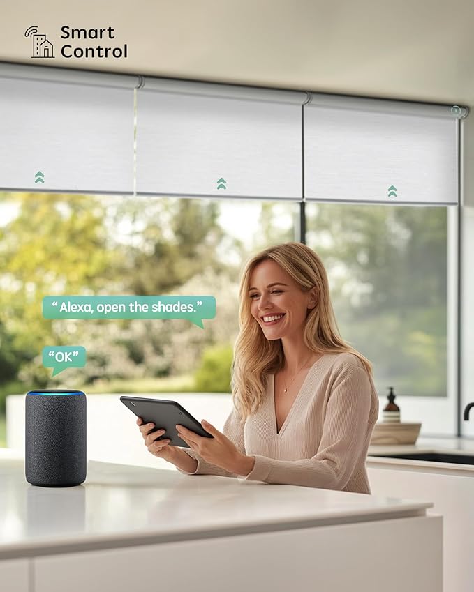 Yoolax Smart Coupled Roller Shades Compatible