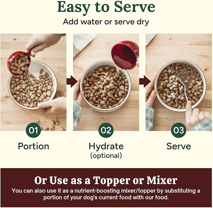 360 Pet Nutrition Freeze-Dried Raw Dog Food – Chicken Recipe with Liver & Organs, High Protein, Omega-3s, Fruits, Veggies & Superfoods, Grain-Free, No Fillers 2 x 48 oz Made in USA