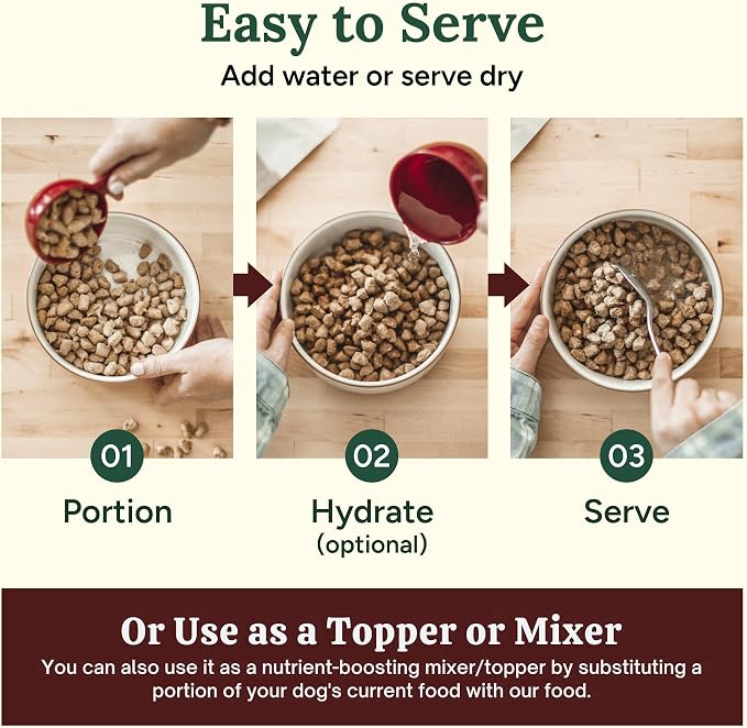 360 Pet Nutrition Freeze-Dried Raw Dog Food – Chicken Recipe with Liver & Organs, High Protein, Omega-3s, Fruits, Veggies & Superfoods, Grain-Free, No Fillers 4 x 16 oz Made in USA