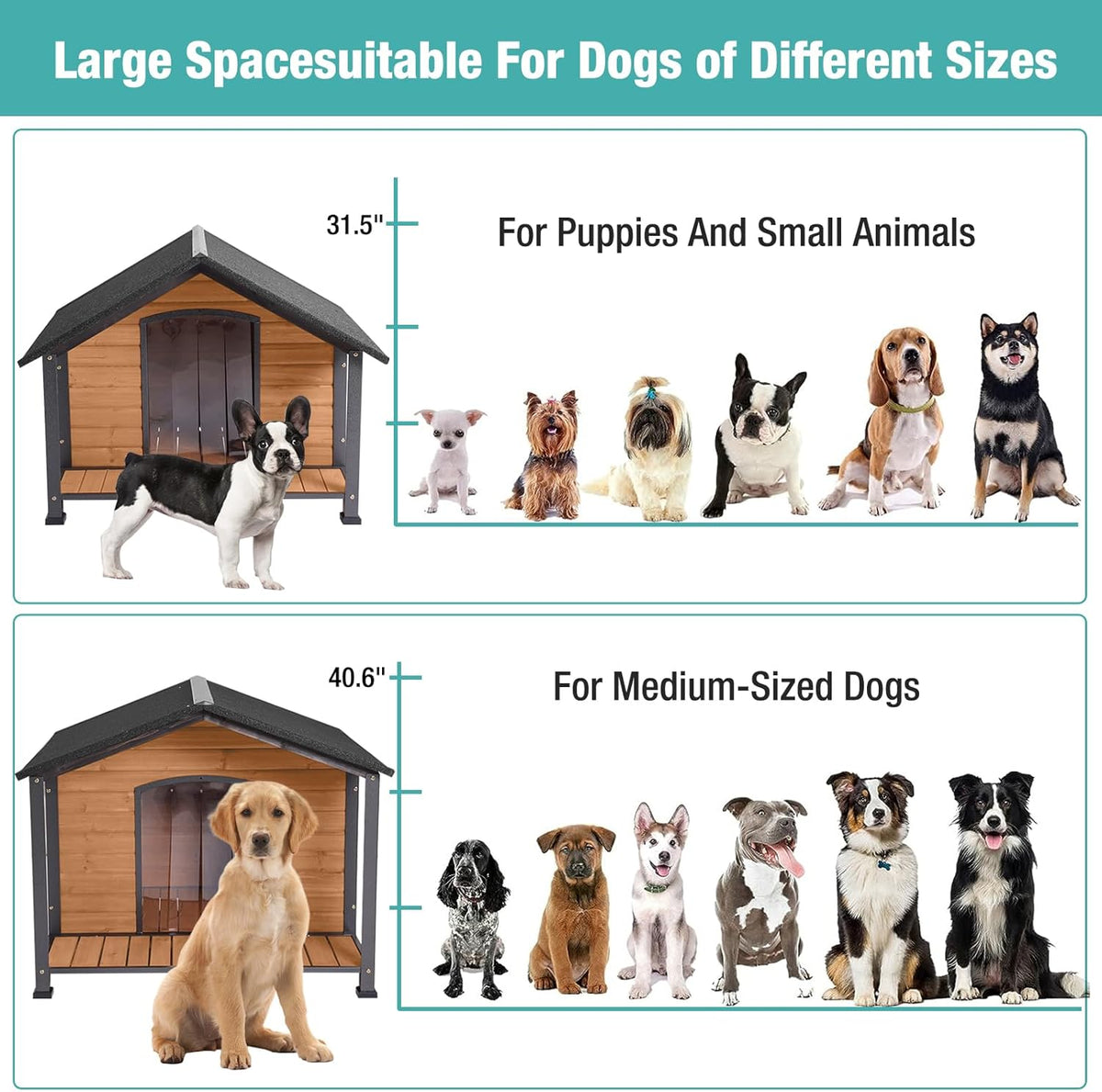 Outdoor Dog House. Everyday comfort that fits naturally into your space.