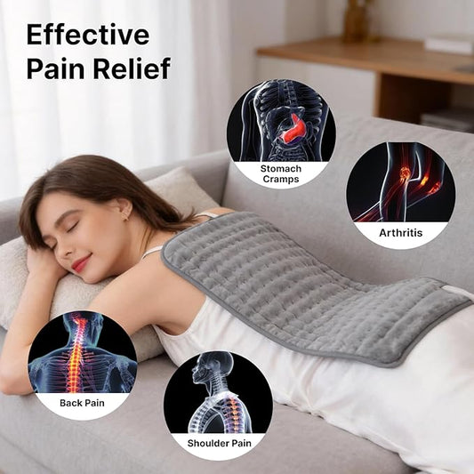 Heating Pad for Back, and Shoulder Pain Relief, Electric Heat Pad
